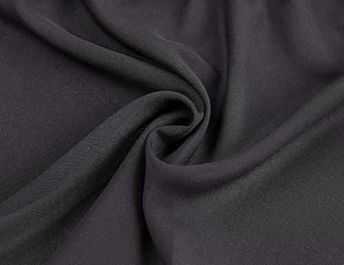 Little Girls Basic Dance Skirts Size 6-7 Years Old Black Pull On Stretchy Wrap Flowy Summer Dress For Dance Ballet Lovers Training #TOP5