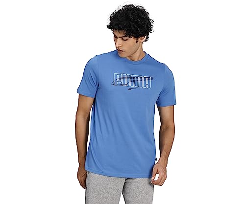 Image of Puma Men's Printed Regular Fit T-Shirt