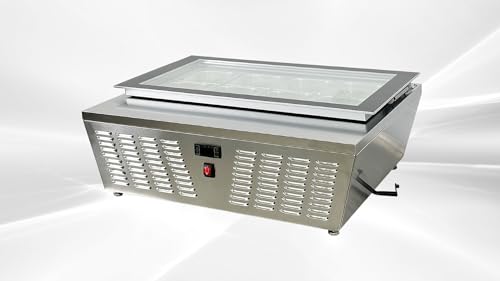 Elite Kitchen Supply Commercial Sandwich Display Prep Table, ETL 32