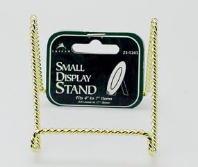 Tripar 7 in. Brass Plate Stand 4 in. H x 7 in. W