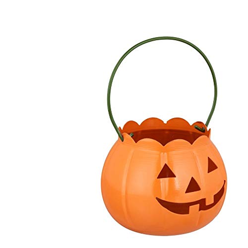 Pumpkin Candle Holder | Halloween Pumpkin Candle Holder | Orange Metal Jackolantern Standing And Hanging Tea Light Candle Holder | Tealight Holder For Home Living Room Bedroom | Home Decorations #TOP3