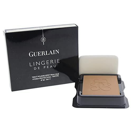 Guerlain Lingerie De Peau Nude Powder Foundation SPF 20 Refill, No. 05 Beige Fonce, 0.35 Ounce