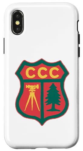 Vintage Civilian Conservation Corps Retro CCC Logo X}zP[X iPhone X/XS p