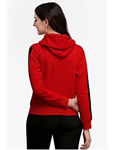 Image of Selvia Cotton Blend Women Hooded Sweatshirt