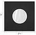 (100) Super Heavyweight Polylined Black Paper Inner Sleeves for 7