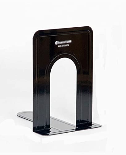 Sujeta Libros Para Casa Estante Para Libros De Metal Pesado Duradero, Material De Oficina Y Escuela, Papelería, Sujetalibros Para Estudiantes, Soporte Para Libros Sujetalibros Para Oficina(Black,17cm)