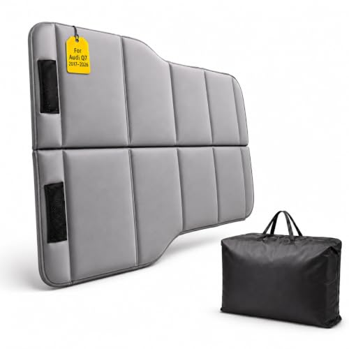 Image of Car Mattress for 2017-2026 Audi Q7, Upgraded Non-Inflatable Thickened Foam SUV Car Camping Mattress, Foldable Trunk Sleeping Pad Car Bed Mattress for Road Trips Camping Travel