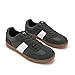 Rihero Men's Fashion Sneakers Comfortable Tennis Walking Shoes Lace-Up Non Slip Retro Casual Grey Sneakers Size 10
