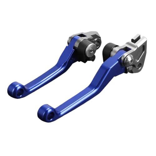 Für KAWASAKI KLX140/L KLX140 KLX140L KLX 140 L 2008-2024 Motorrad Pivot Dirt Bike Bremse Kupplung Hebel Hand Grip Lenker(Blue)