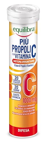 equilibra Integratori Alimentari, Più Propoli con Vitamina C, Integratore per la Normale Funzione...