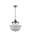 Hudson Valley Lighting 5012-PN One Light Pendant from The Dutchess Collection, 12 in x 14.75 in, Polished Nickel