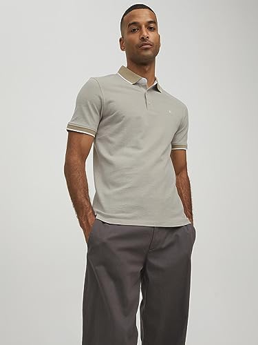 Jack & Jones Herren Jjepaulos Noos Polo Shirt, Crockery, XS EU 2