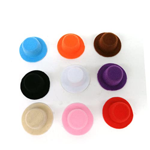 Gogogmee 9 Pçs Miniaturas Brinquedos Variados Mini Chapéu Chapéu Em Miniatura Chapéu De Artesanato B