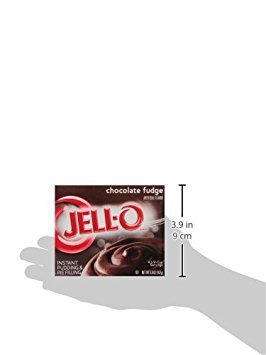 Jell-O Instant Chocolate Fudge Pudding & Pie Filling (5.9 oz Boxes, Pack of 24)