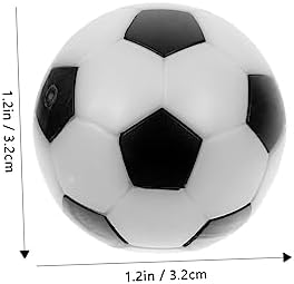2. Bild von Gadpiparty 6Er-Pack 36 Mm Kickerbälle Mini-Tischfußball-Ersatz-Tischfußball-Spieltischgröße Tischsport-Fußbälle für Tischfußball-Zubehör (Schwarz Und Weiß)