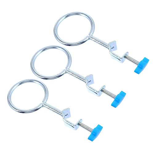 STOBAZA Pcs Laboratory Support Retort Rings Sturdy Iron Ring Holders for Iron Labs Experiment Equipment Random