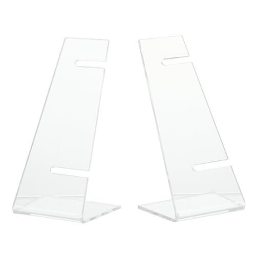 Alipis 2 Soportes para Exhibición de Relojes y Pulseras, Organizador Transparente de Acrílico, Estante Compacto para Joyas y Smartbands, Soporte Resistente para Guardar y Mostrar,