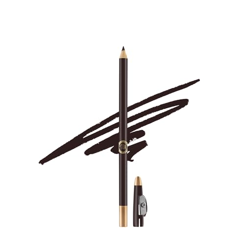Image of Colors Queen Eye Liner & Lip Liner Pencil Enriched with Vitamin A & E | Bold & Matte Lip Liner, Highly Pigmented Lip Liner Pencil with Sharpener (03 - Mocha)