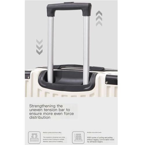 Suitcases Carry on Luggage Lightweight Pressure Resistant and Durable Suitcase Travel Luggage Anti-Fall Suitcase Suitcases with Wheels (Color : D, Size : 20in)3