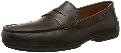 Geox Men's Mocassin Moccasin , Brown Ebony , 7 US