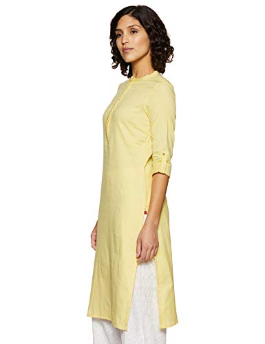 Image of W for Woman Women's Cotton Regular Fit Regular Kurta