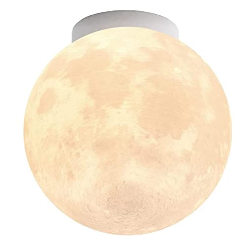 Luz de techo luna 3D WQHPLMD para dormitorio y hogar moderna