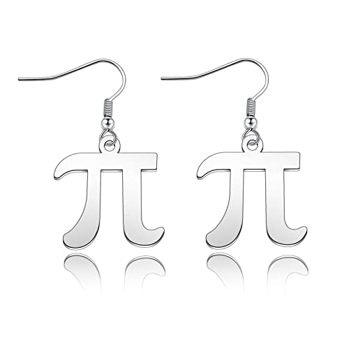 Math Formula Earrings Pi Earrings Necklace Mathematics Symbol Earrings For Math Enthusiasts Teachers Back to School Gift