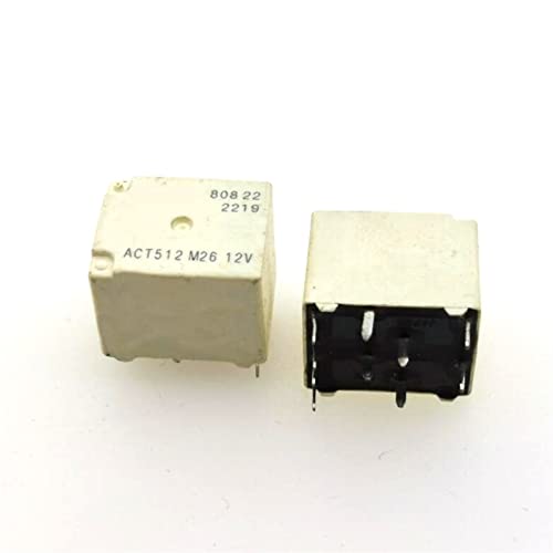 Relé ACT512-M26-12V de 12VDC con conector PIN10 para placas electrónicas en pack de 5 unidades 2