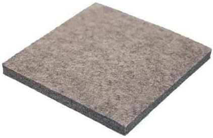 Felt Sheet, F3, 1/2 in Thick, 12 x 12 in
