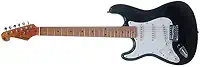 Guitarra para Canhoto Vintage Plus SST 57 LH BK SX