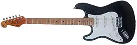Guitarra para Canhoto Vintage Plus SST 57 LH BK SX