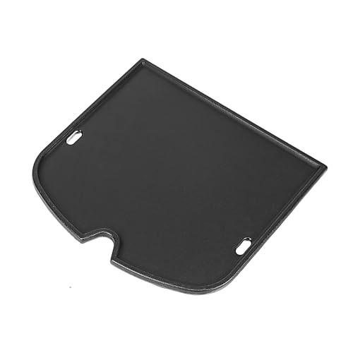 7034 Cast Iron Cooking Griddle Plate for Weber Traveler Portable Gas Grill Accessories Griddle Replacement Parts for Weber Traveler 9010001 Outdoor BBQ Grill Replacement Part 13.57 x 12.42 Inches