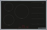 Bosch PXV845HC1E Series 6 Smart Induction Hob (Stand-Alone), 80 cm Wide, Free Choice of Space, 28 cm Induction Cooking Zone, All-Round Frame, Hob-Based Hood Control