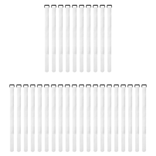 Srutueo 30pcs Goal Net Straps Soccer Goal Net Fastening Tie Straps Soccer Goal Net Straps Easy to Use, White