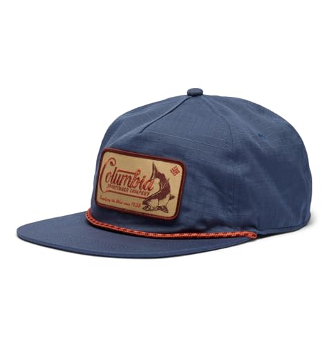 Columbia Unisex Ratchet Strap Snap Back Hat, Dark Mountain/West Fish, One Size