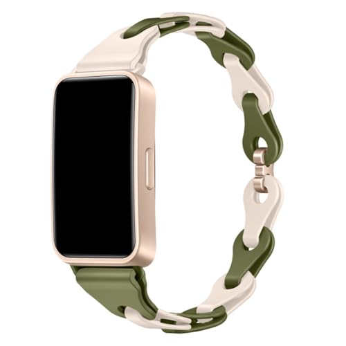 [ECVGHD] Silicone Replacement Watch Straps Repair for Band 8/9/10 Fitness Trackers