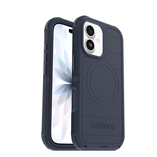 Image of OtterBox iPhone 17 Defender Pro Series Case - Blue Sentiment - Tough, Rugged & Durable iPhone Case, Snaps on MagSafe