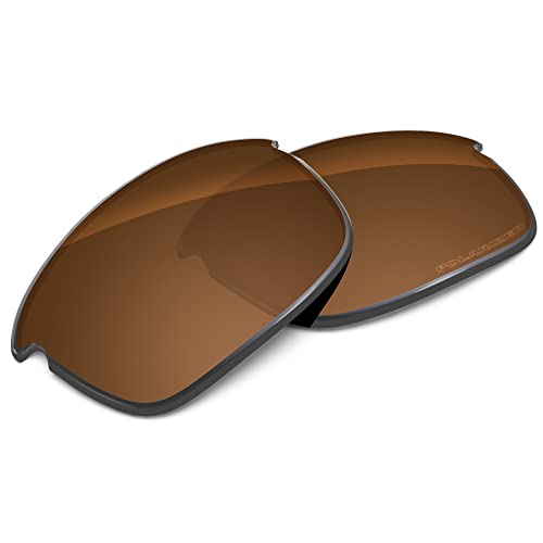 Image of Performance Replacement Lenses Compatible with Oakley Bottle Rocket OO9164 Polarized Etched-Nut Brown