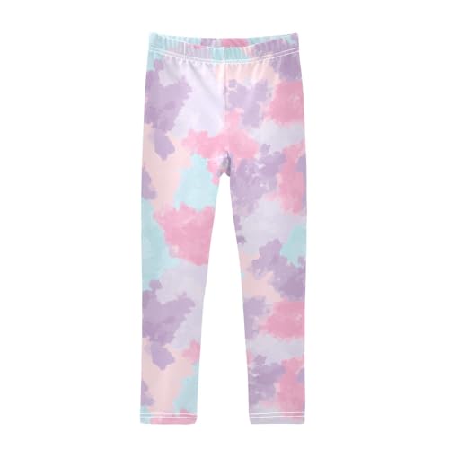 Tie Dye Girls Leggings,Workout Leggings for Girls Toddler Athletic Leggings Size for 3-10T