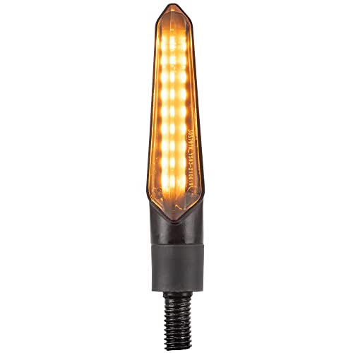 Oxford DarkHunter - Motorcycle Sequential Indicators (incl. 2 resistors) EL366, Black