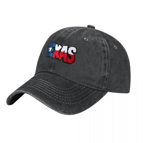 Gorra con bandera de Texas bordada ajuste ajustable miniatura 2