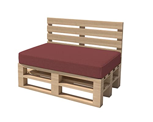 chilly pilley Palettenkissen Gartenkissen Palettenauflage Palettenpolster Indoor Outdoor Waschbar...