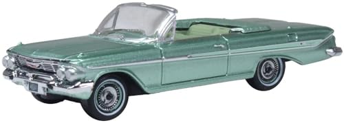 Oxford 1/87 Chevrolet Impala Conv. 1961 Arbor Green