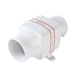 lighteu®, Seaflo 3″ 130CFM In-Line Bilge Blower Fan 12V DC Belüftungsgebläse, leise Marine-Lüftung, kompakte Bauform für Bilge, Motorraum & Kabinen SFIB1-130-01