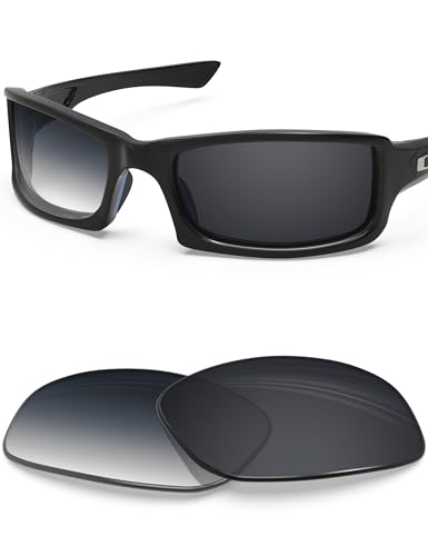 Image of BLAZERBUCK Polycarbonate Replacement Lenses for Oakley Fives Squared(4+1) OO9238 - Grey Gradient Grey