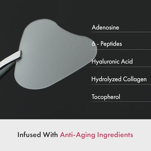 TOSOWOONG Parches Faciales con Colágeno Hidrolizado, para Frente, Contorno de Ojos y Línea de la Sonrisa, Uso Nocturno, Cuidado de la Piel Coreano, Cosmética Coreana (10 parches x 5) - imagen 4