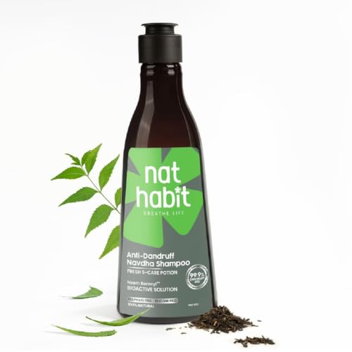 Image of Nat habit Anti-Dandruff Navdha Shampoo with Neem,
