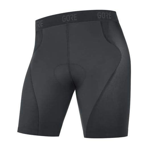 GORE WEAR C5 korta liner-tights+, herr, Svart, XL, 100127