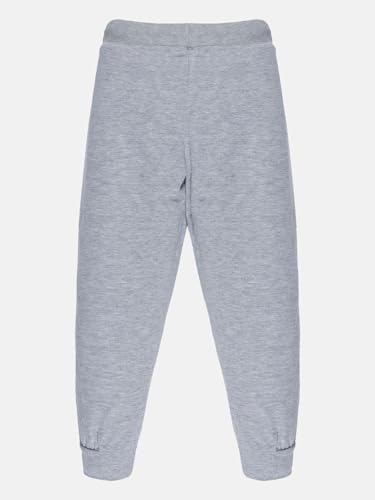 Image of KiddoPanti 100% Cotton Track Pants for Boys & Girls | Soft Single Jersey Fabric | Elastic Waist with Drawcord | Full Length with Rib Hem & Pockets | Joggers and Lowers for Kids