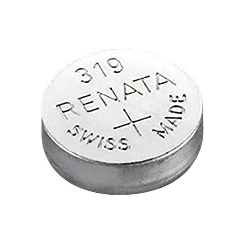 GENUINE RENATA LITHIUM BATTERIES SILVER OXIDE WATCH BATTERY CELL COIN SWISS MADE (319-SR527SW > PackOf-1)